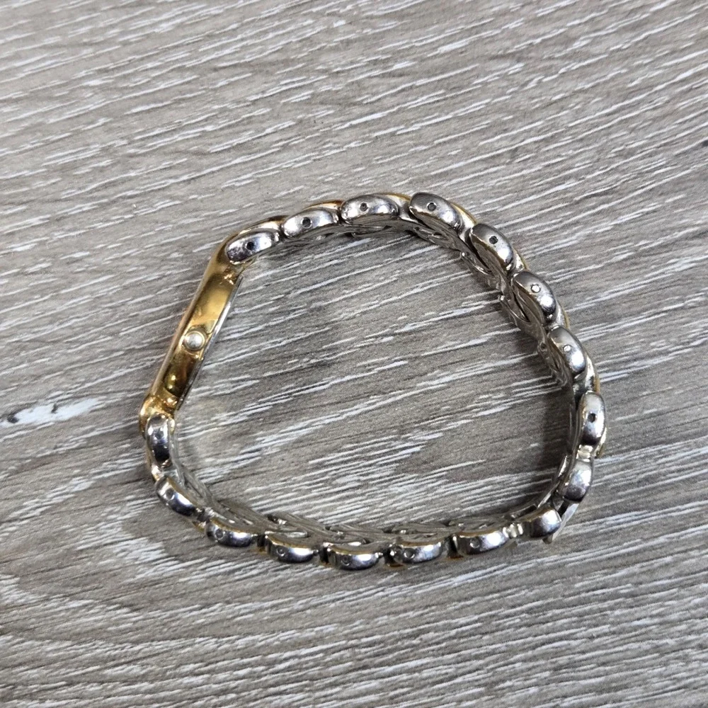 Seiko Quartz Two Tone Gold Silver Bracelet Women's Watch 1N00-6C79  5